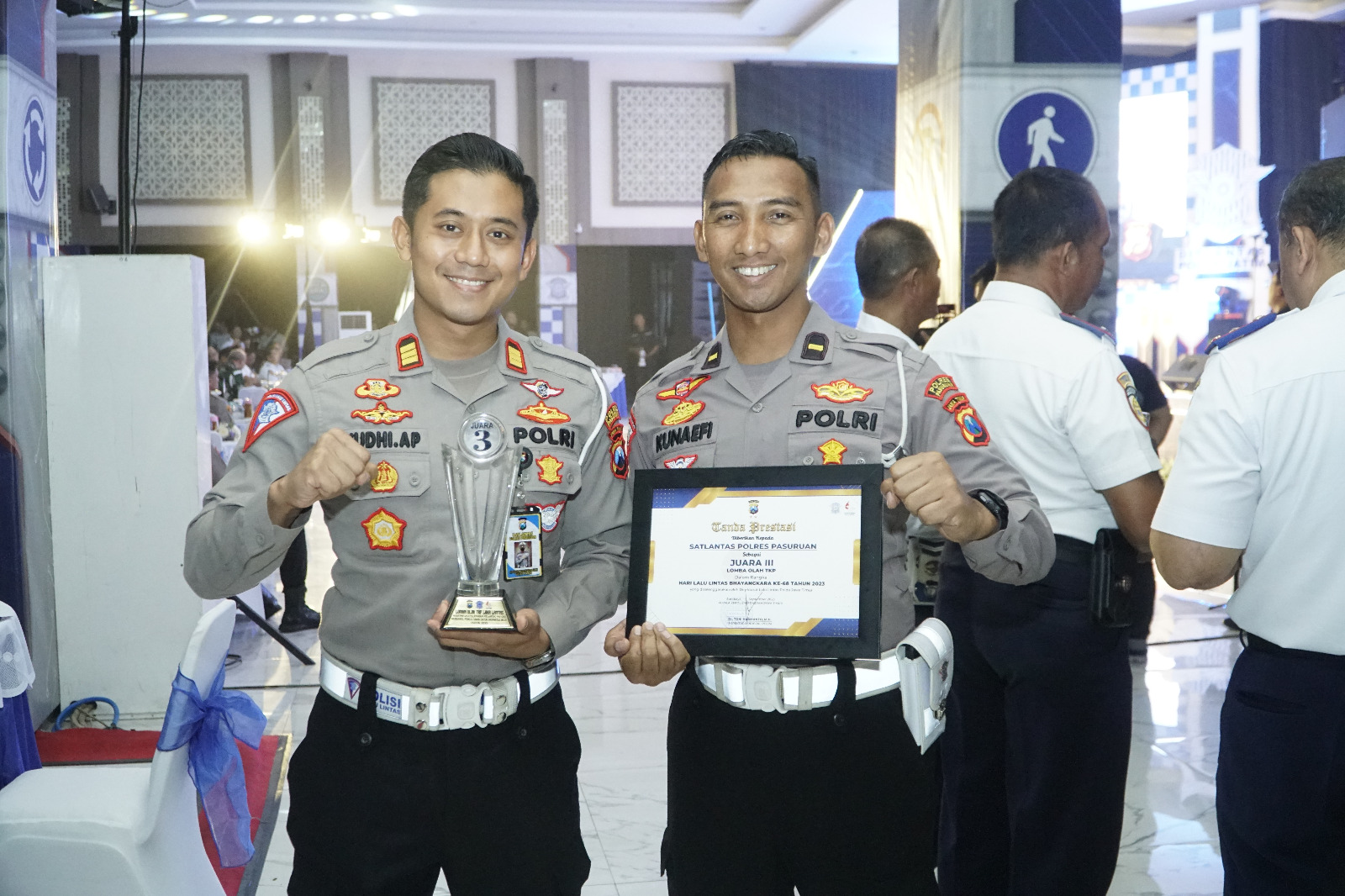 Satlantas Polres Pasuruan Raih Juara III Lomba Olah TKP