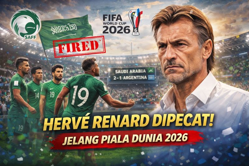 Herve Renard Dipecat Timnas Arab Saudi Jelang Piala Dunia 2026