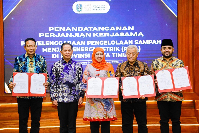 Khofifah Teken PKS PSEL, Sampah Perkotaan Kini Disulap Jadi Energi Listrik