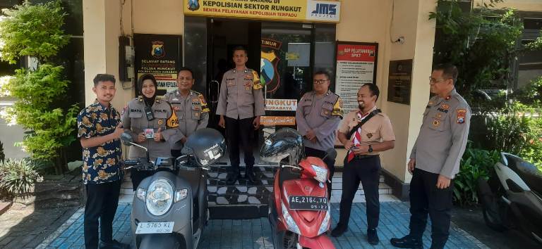 Polsek Rungkut Gencarkan Sosialisasi Kunci Ganda dan Layanan 110 Antisipasi Curanmor