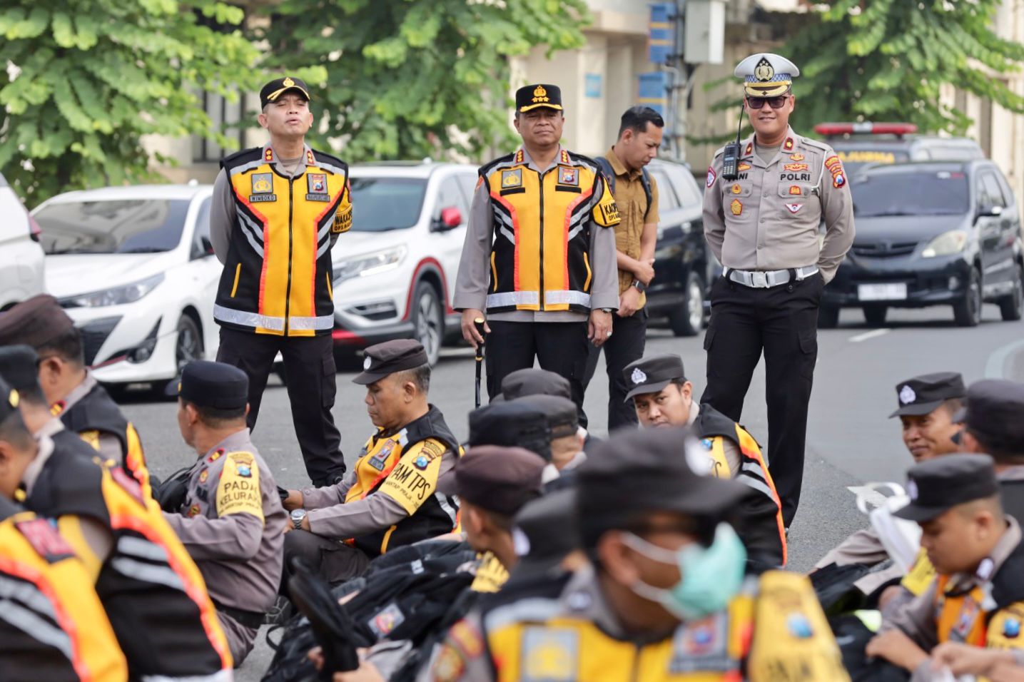 Amankan Pilkada Serentak, Polrestabes Surabaya Terjunkan 906 Personel PAM TPS