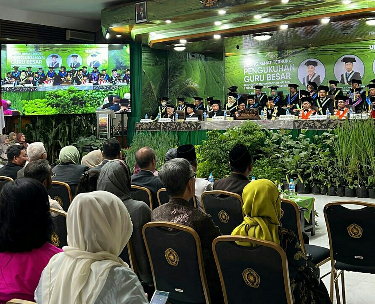 Universitas Muhammadiyah Malang Tambah 3 Guru Besar dari Fakultas Pertanian