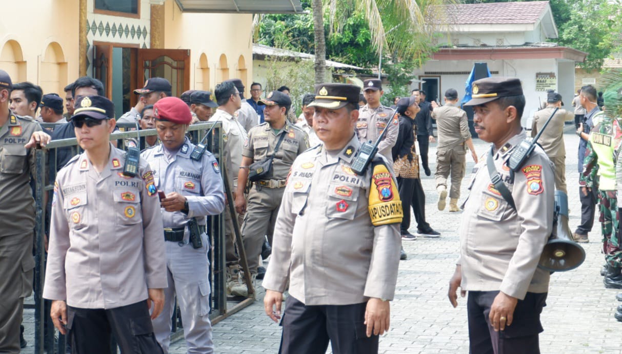 Polisi Terjunkan Ratusan Personel Amankan Debat Publik Pilbup Madiun