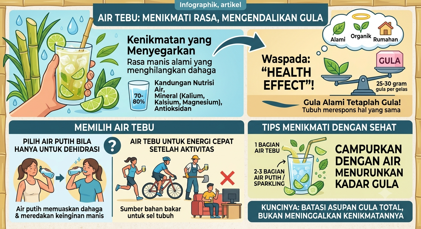 Air Tebu: Menikmati Rasa, Mengendalikan Gula