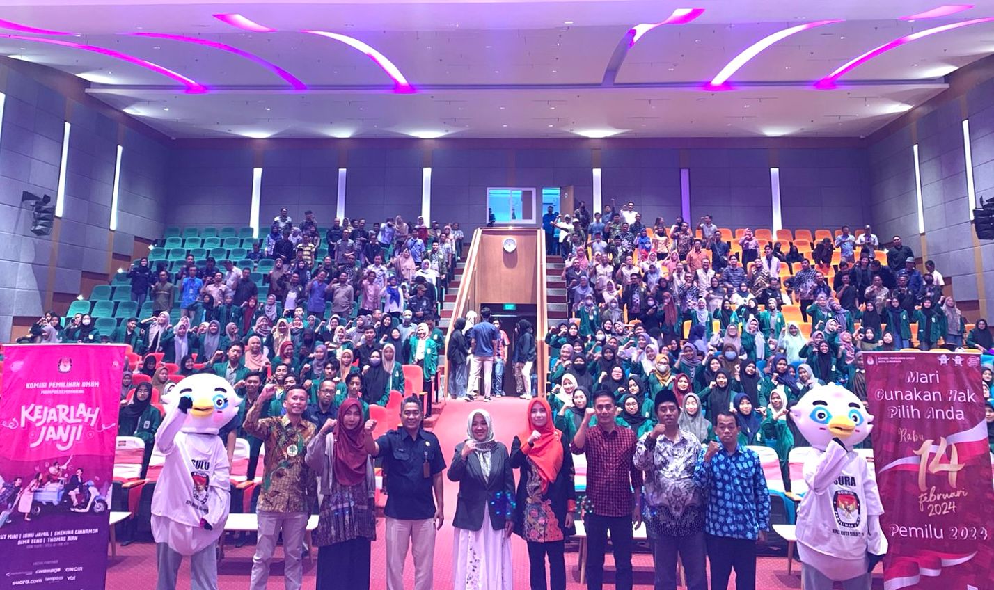 Edukasi Pemilih Pemula, KPU Surabaya Gelar Nobar Film Kejarlah Janji