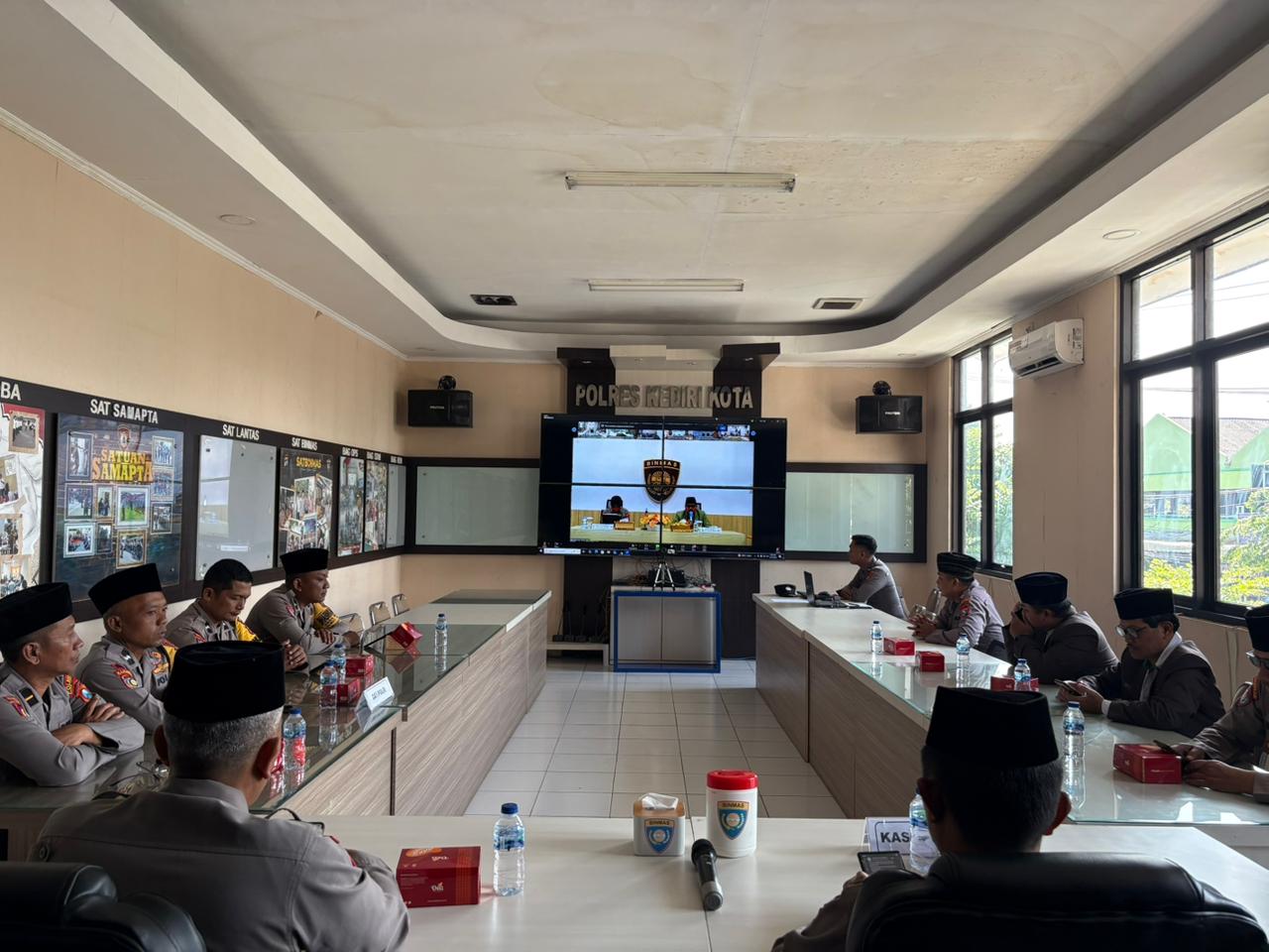 Polres Kediri Kota Ikuti Rakor Dai Kamtibmas, Perkuat Sinergi Jaga Kondusivitas