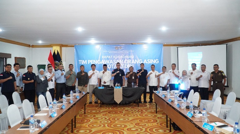 Pengawasan WNA Kediri Diperkuat, Timpora Pertegas Sinergi Lintas Sektoral