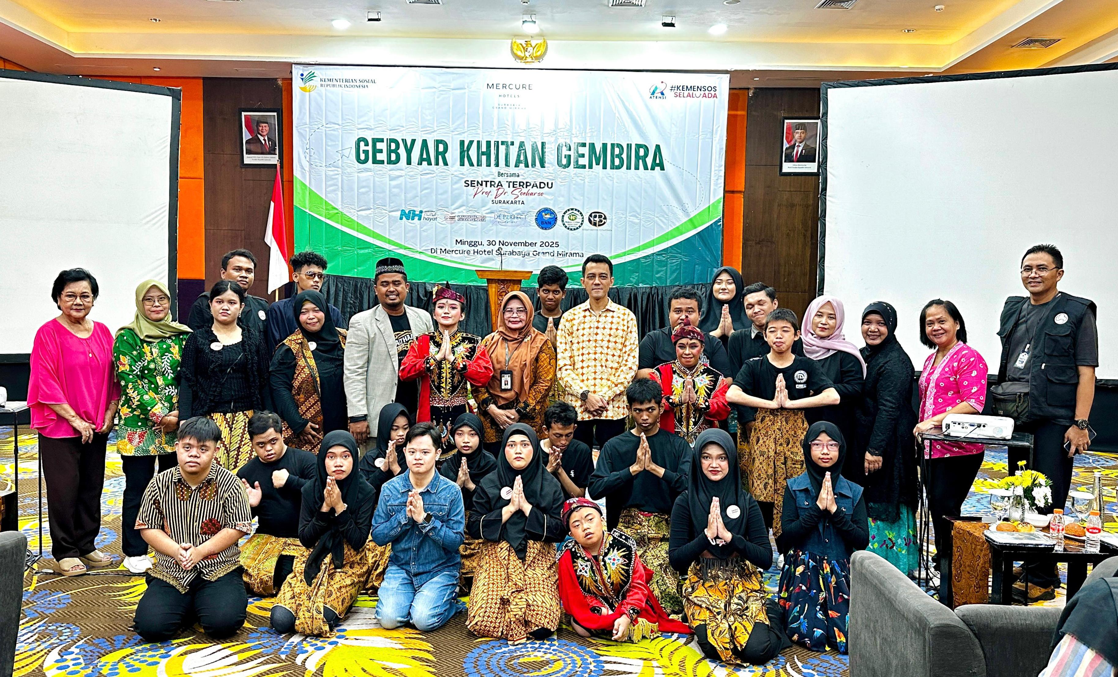Mercure Surabaya Grand Mirama Gelar Khitan Massal Spesial untuk 110 Anak Disabilitas