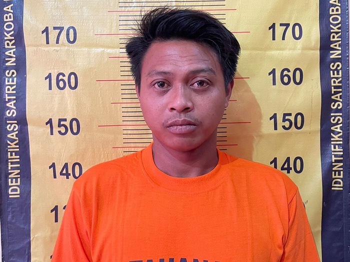Satreskoba Polres Pasuruan Ringkus Pengedar 30 Gram Sabu 