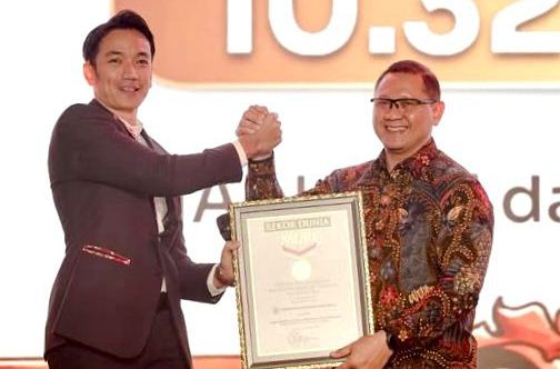 Antusiasme Membludak, SMA Award 2025 Pecahkan 2 Rekor MURI, Kadindik: Ajang Pendongkrak Prestasi dan Inovasi