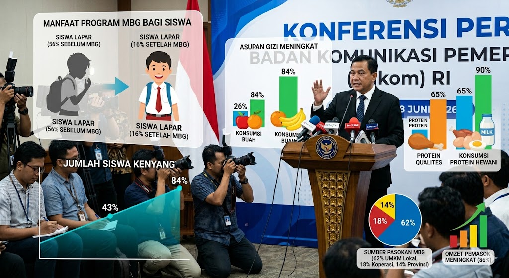Kerap Dikritik, Kabakom Qodari Beberkan Fakta Positif Program MBG yang Jarang Diketahui Publik