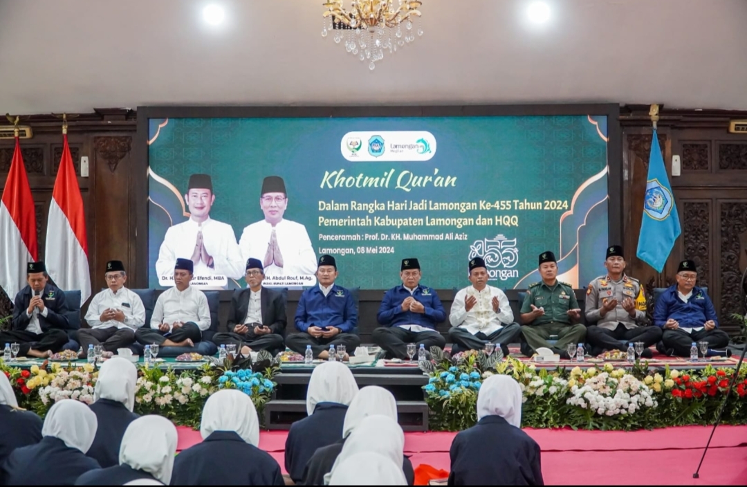 Awali Rangkaian HJL ke- 455, Pemkab Lamongan Menggelar Khotmil Quran