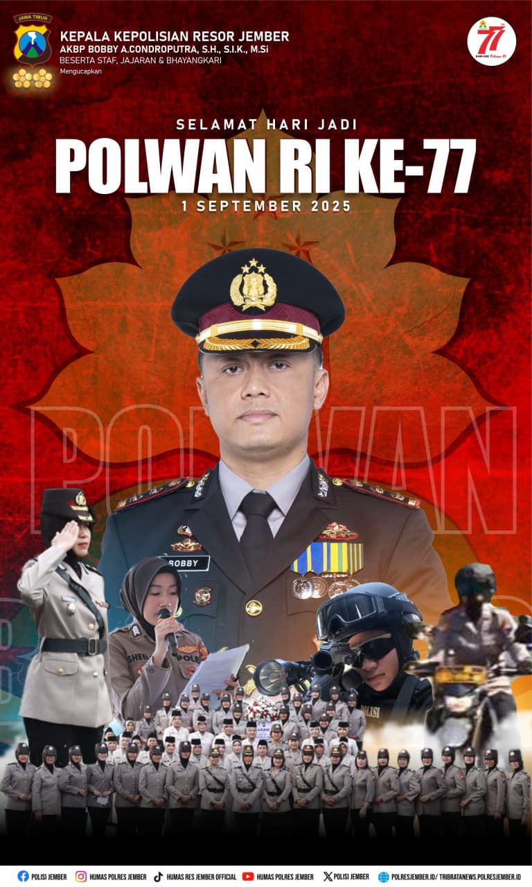 Kapolres Jember: Polwan Garda Terdepan yang Mengayomi dan Dekat dengan Masyarakat