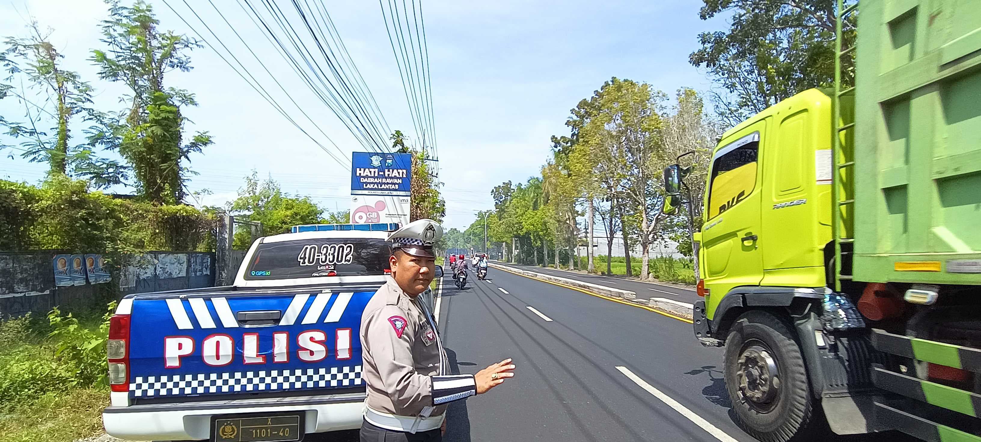 Satlantas Polres Lumajang Intensifkan Pengaturan Titik Rawan Kemacetan