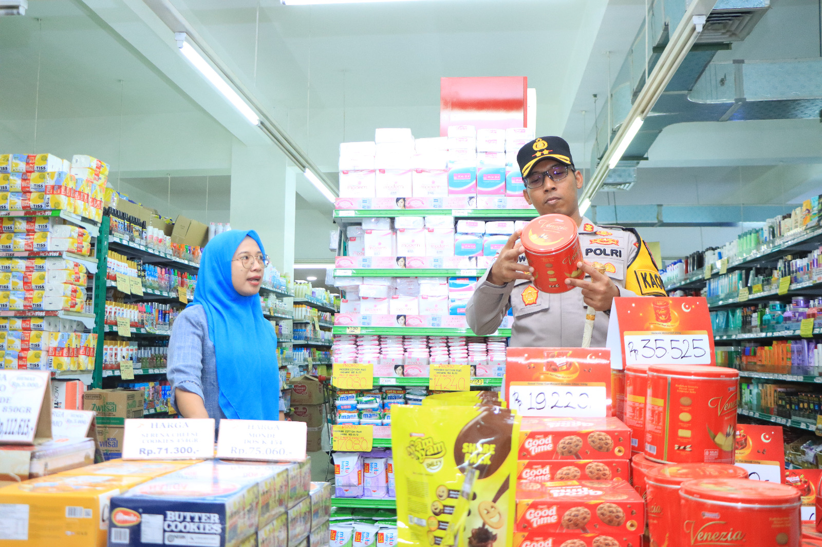 Jelang Ramadan, Kapolres Ngawi Pastikan Ketersediaan dan Harga Bapok Stabil