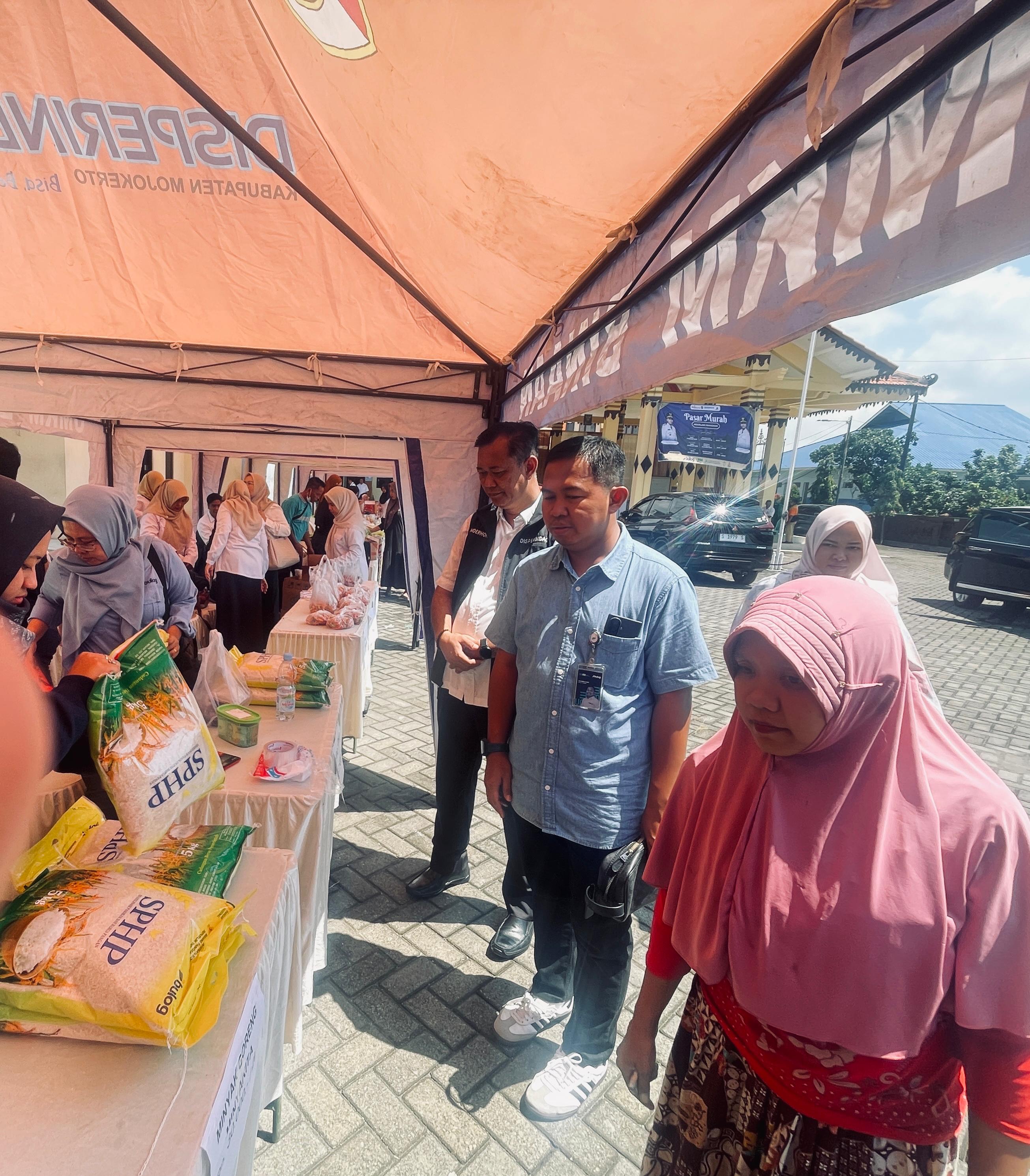 Pasar Murah Disperindag–Bulog Digelar di Tiga Kecamatan, Tekan Lonjakan Harga Jelang Ramadan