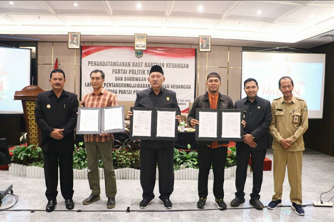 Pemkot Madiun Gelontorkan Dana Banpol Rp 948 Juta, Parpol Sumringah