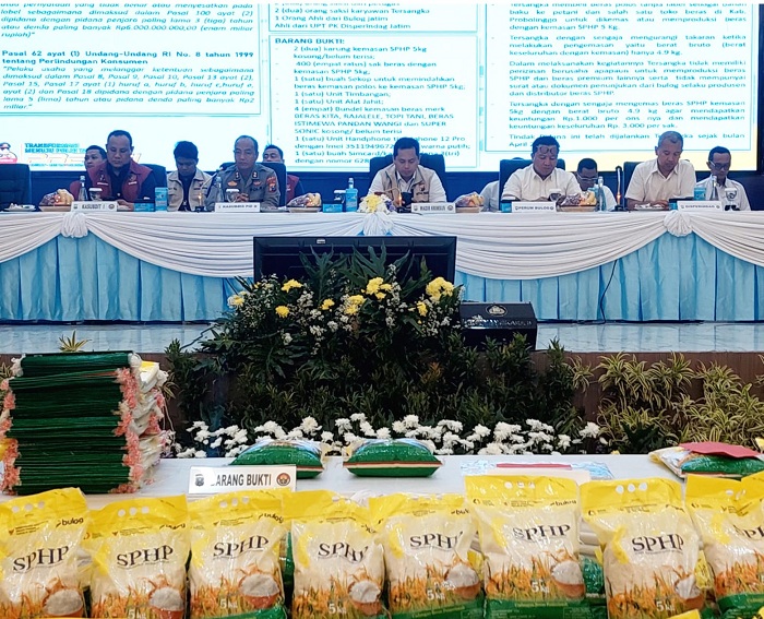 Warga Probolinggo Palsukan Beras SPHP, Raup Keuntungan Puluhan Juta Rupiah Per Bulan