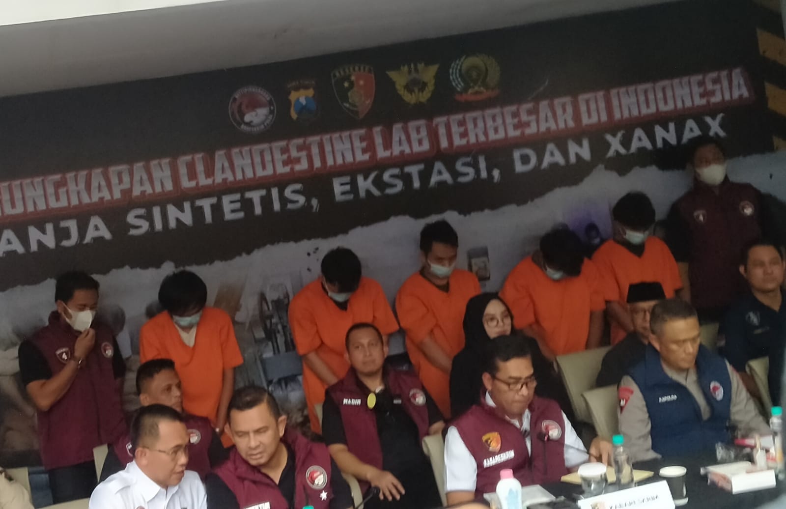 Bongkar Pabrik Narkoba di Kota Malang, Ini Peran 8 Tersangka