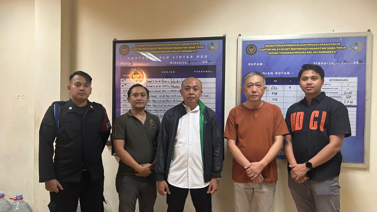 Kejari Surabaya Eksekusi Terpidana Bos CV Kraton Resto Group Effendi Pudjihartono