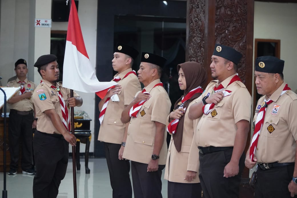 Peringatan Hari Pramuka, Kwarcab Lamongan Lakukan Ulang Janji