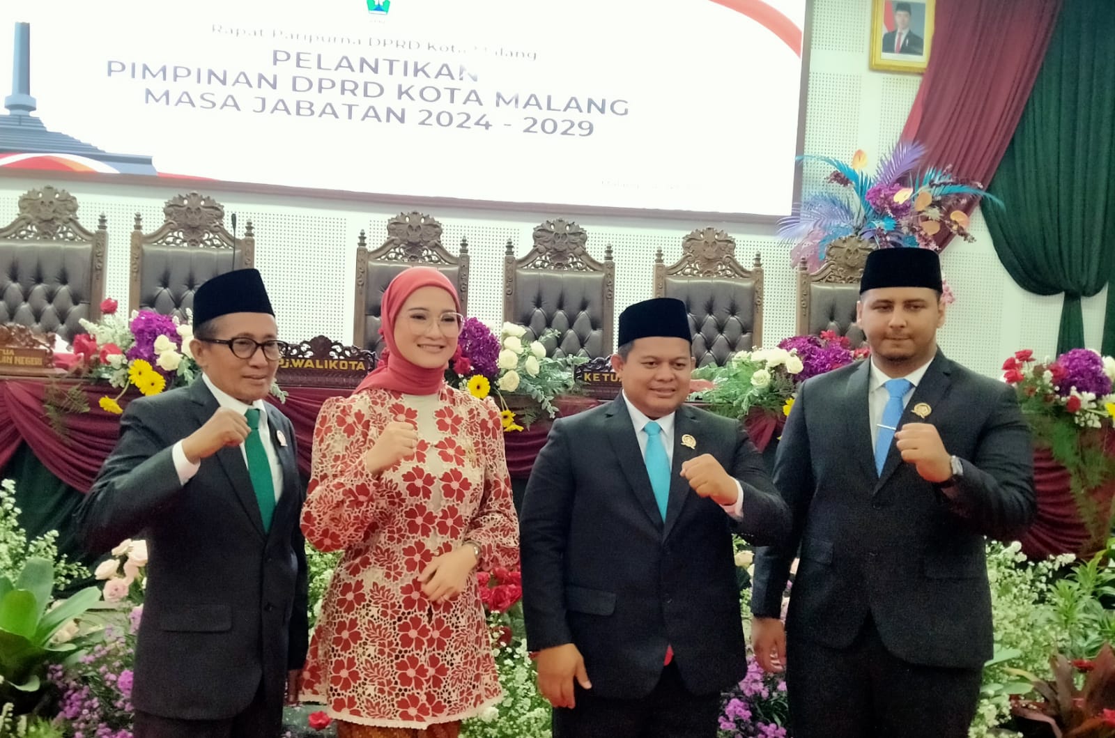 Resmi Dilantik, Ketua DPRD Kota Malang Janji segera Tetapkan AKD