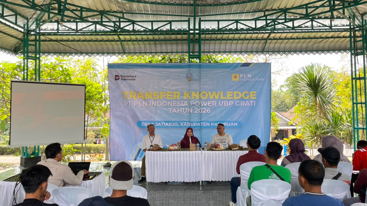 PLN Indonesia Power UBP Grati Perkuat Kapasitas Petani Jatiarjo Lewat Knowledge Sharing