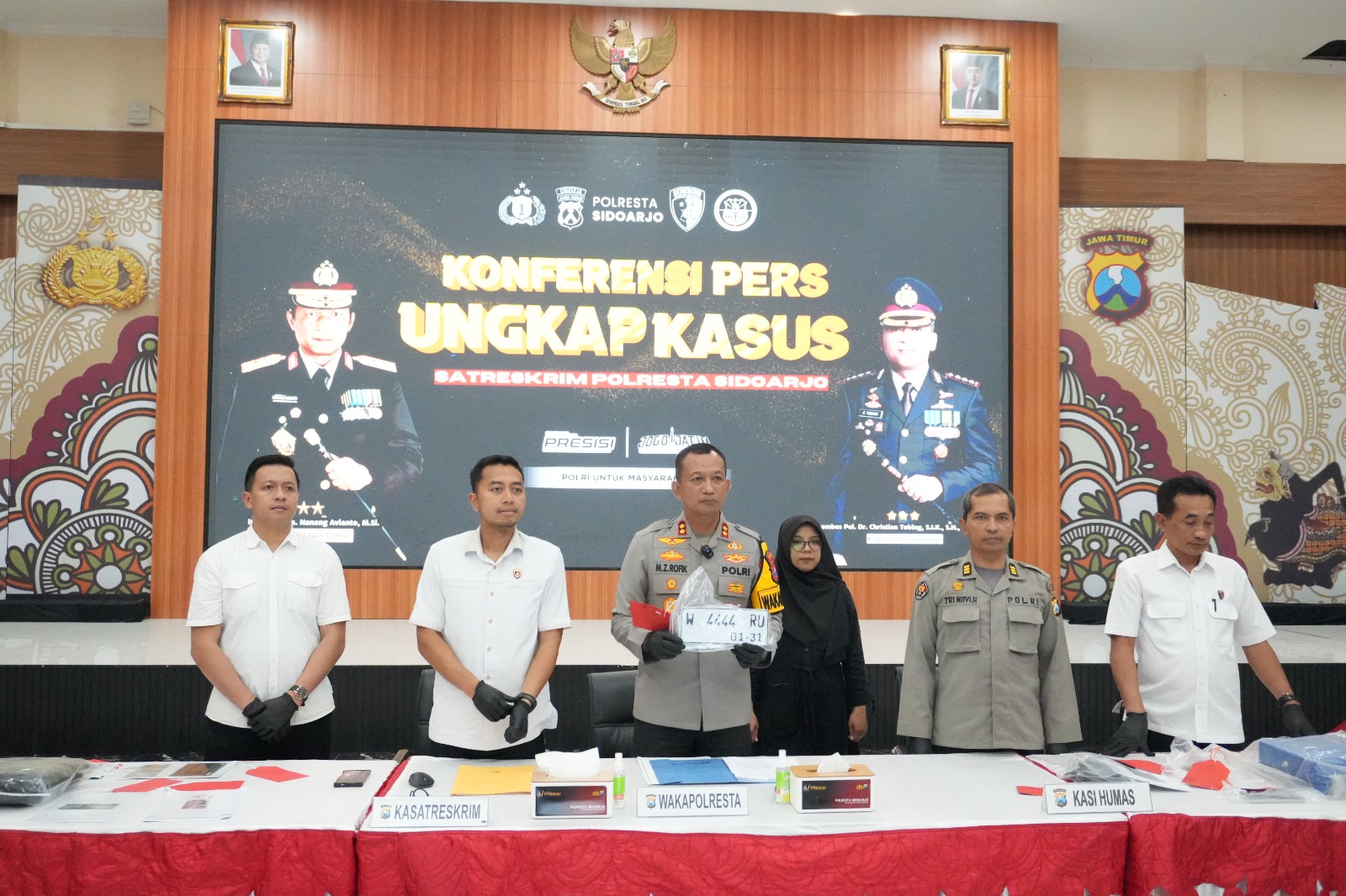 Gasak Motor di Buduran, Dua Begal Asal Surabaya Diringkus Polresta Sidoarjo