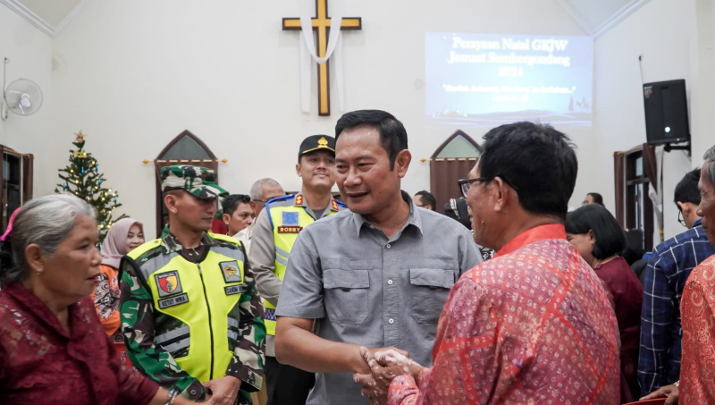 Pastikan Perayaan Natal Kondusif, Forkopimda Lamongan Tinjau Gereja