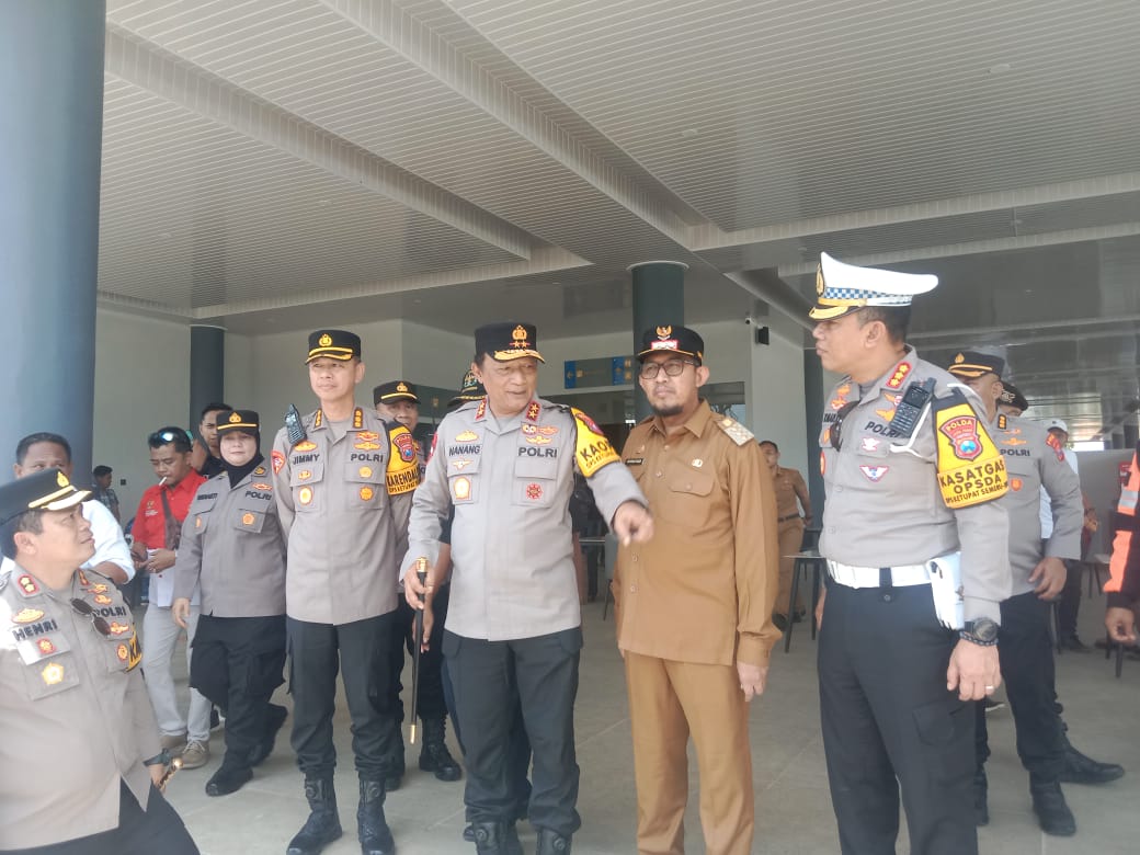 Kapolda Jatim Tinjau Arus Balik Lebaran di Sumenep