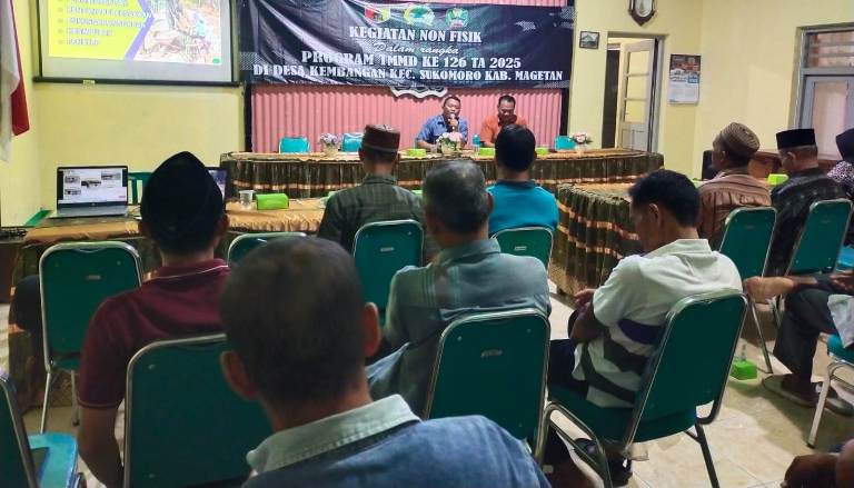 Warga Antusias Ikuti Penyuluhan Pertanian TMMD Ke-126 Kodim 0804/Magetan