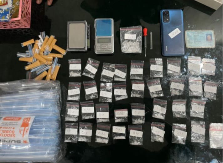 Satresnarkoba Polres Kediri Tangkap Kurir Sabu, Bandar Diburu 