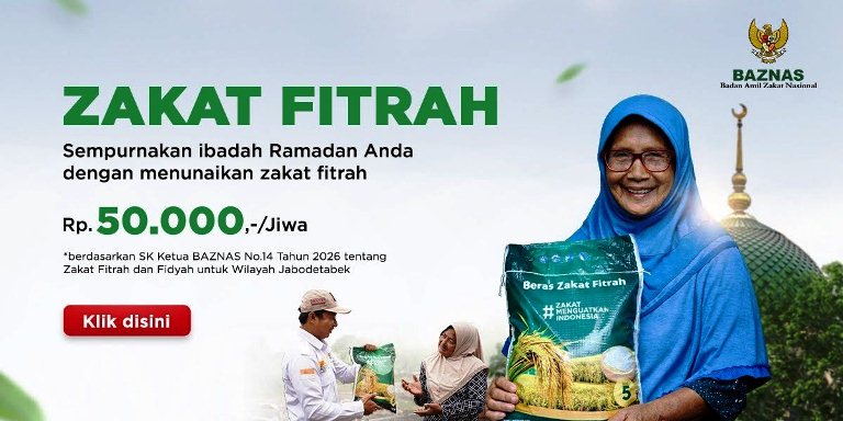 Cara Bayar Zakat Fitrah Online Mudah dan Tepercaya Melalui Laman BAZNAS 2026