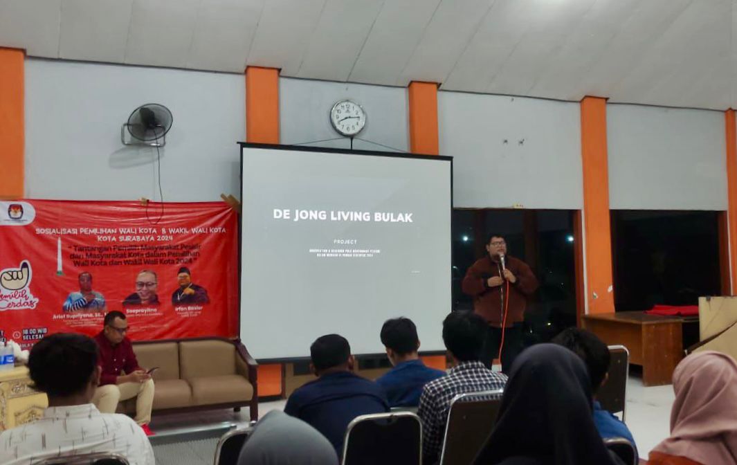 KPU Bersama Pegas Sosialisasikan Pilwali Surabaya ke Nelayan Bulak