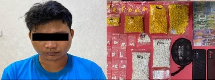 Satreskoba Polres Pasuruan Kota Bongkar Jaringan Pengedar Ribuan Pil Koplo