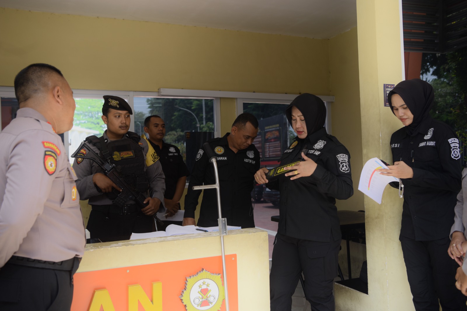 Pastikan Keamanan Mako, Polres Gresik Jalani Risk Assessment dari Polda Jatim