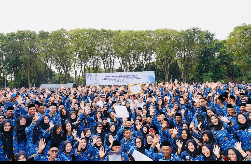 Pemkab Bojonegoro Raih Penghargaan Penyelesaian Pengangkatan CPNS dan PPPK Tercepat Se-Jatim