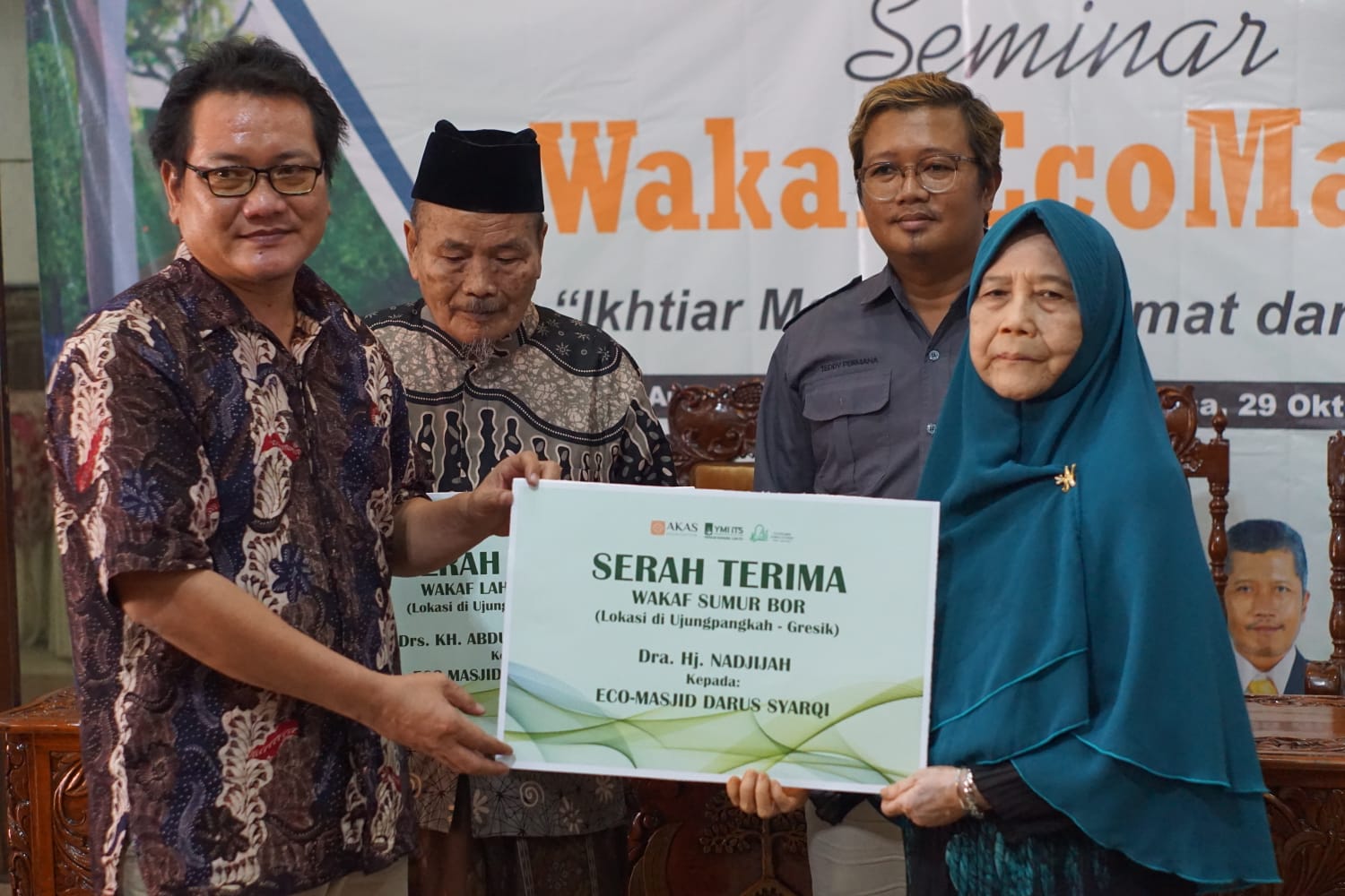 Seminar Wakaf EcoMasjid di Gresik Sukses Dorong Gerakan Wakaf Ramah Lingkungan