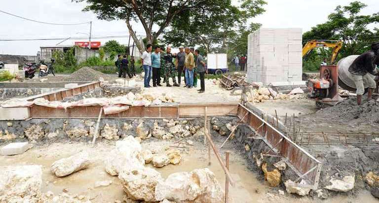 Dandim Lamongan Tinjau Pembangunan KDKMP untuk Pastikan Progres Sesuai Target