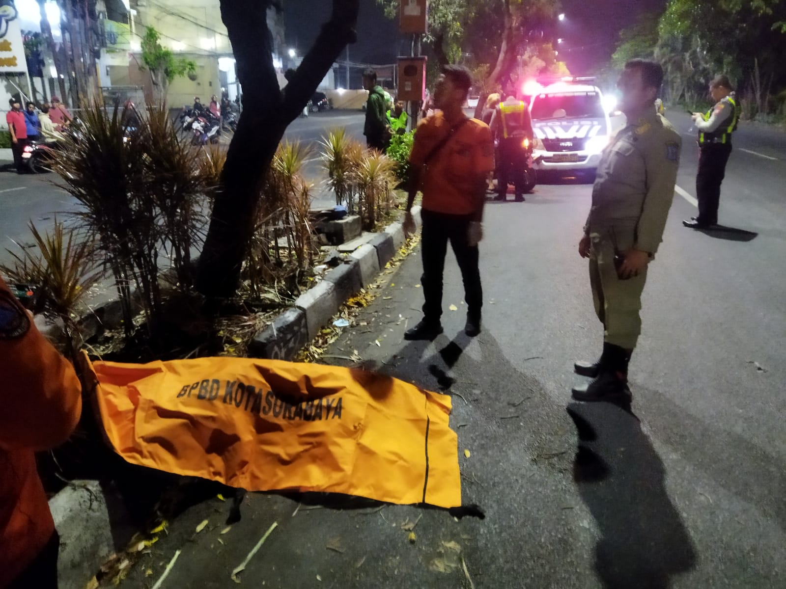 Pengendara Aerox Tewas Tabrak Pembatas Jalan dan Pohon di Panjang Jiwo