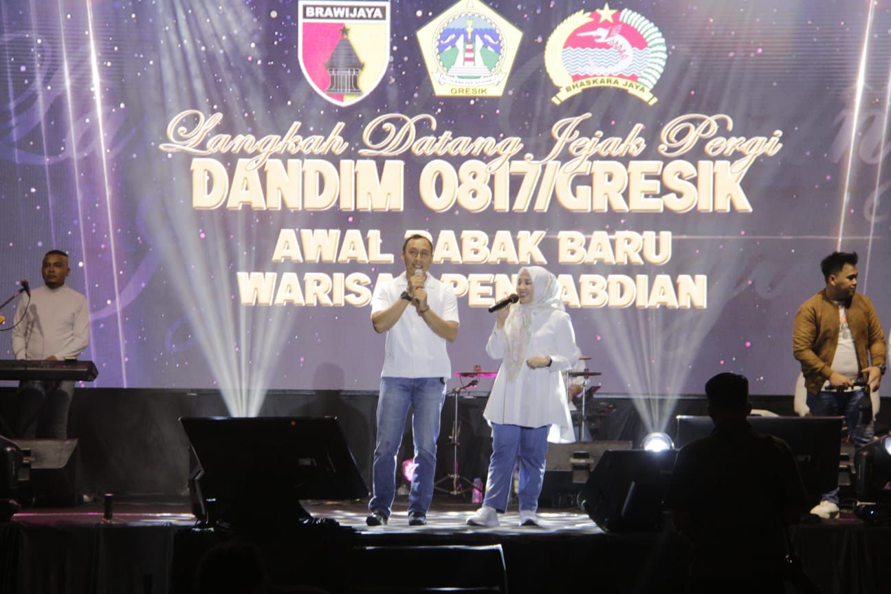 Komandan Distrik Militer 0817/Gresik Berganti, Forkopimda Ikuti Pisah Sambut