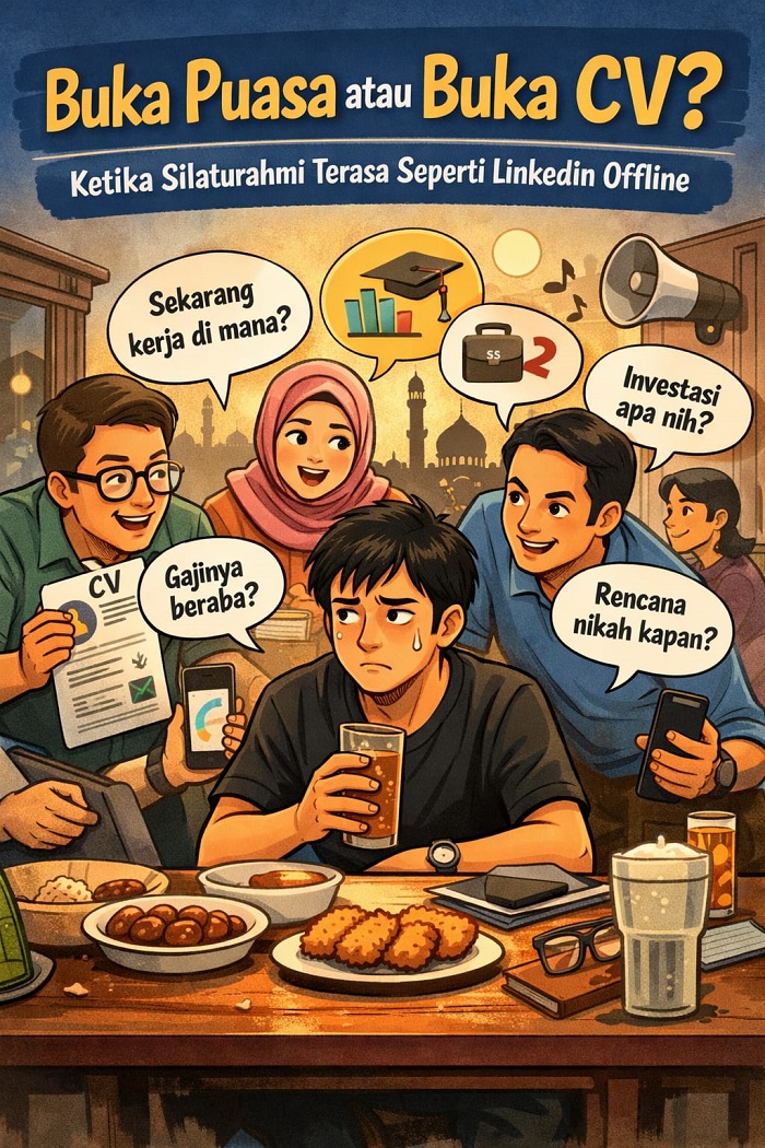 Buka Puasa atau Buka CV, Bukber Mahasiswa Jadi Ajang Seminar Karier