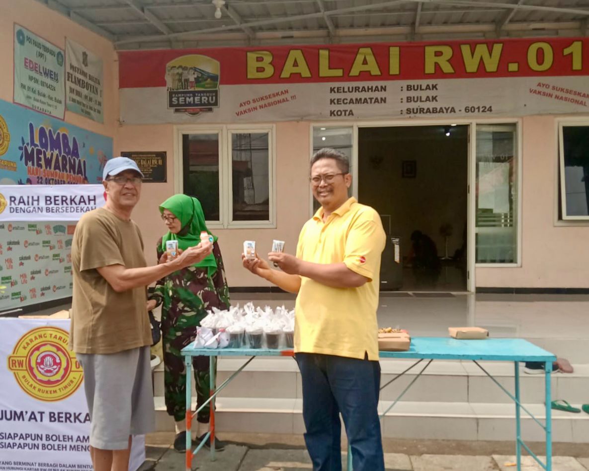 Stan Jumat Berkah Wujud Kepedulian Warga RW 1 Bulak Terhadap Sesama