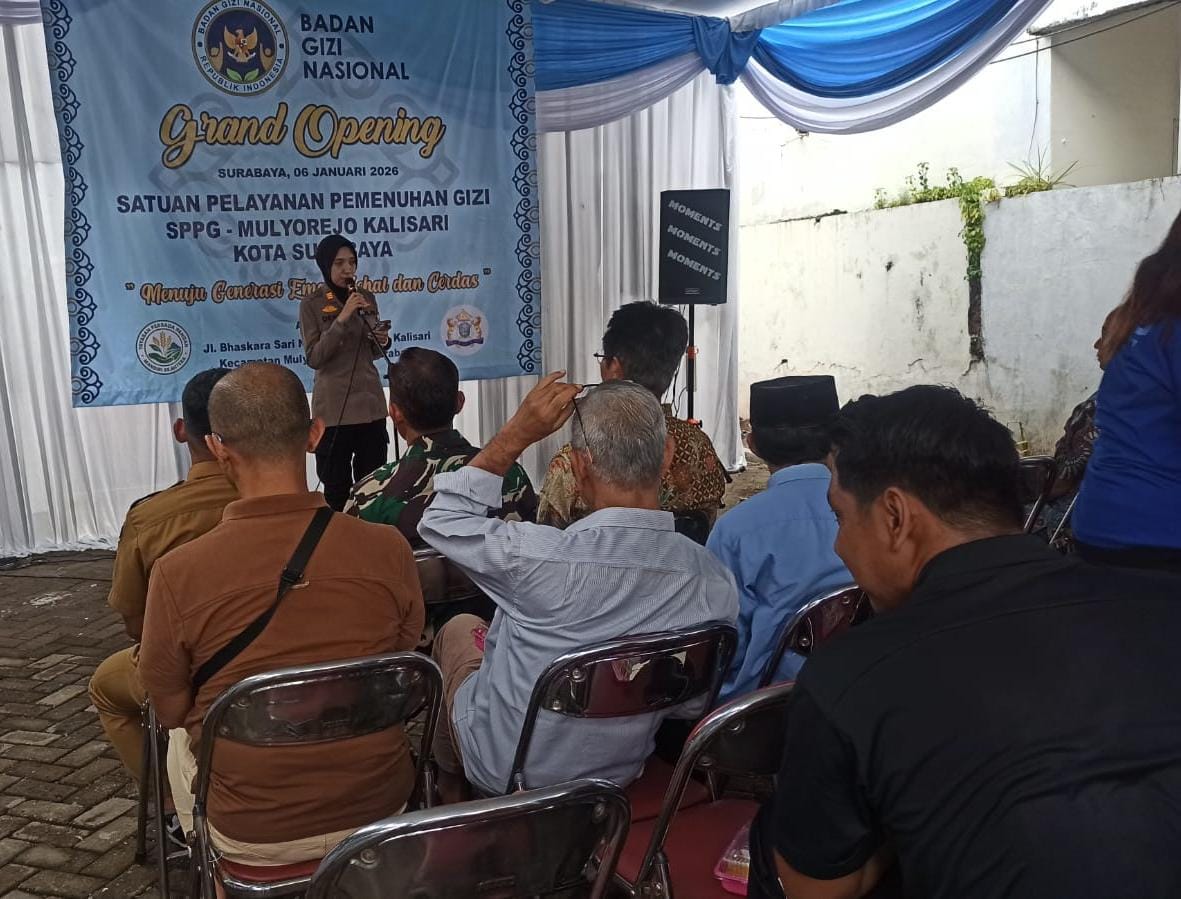 Kapolsek Mulyorejo Hadiri Peresmian SPPG Kalisari