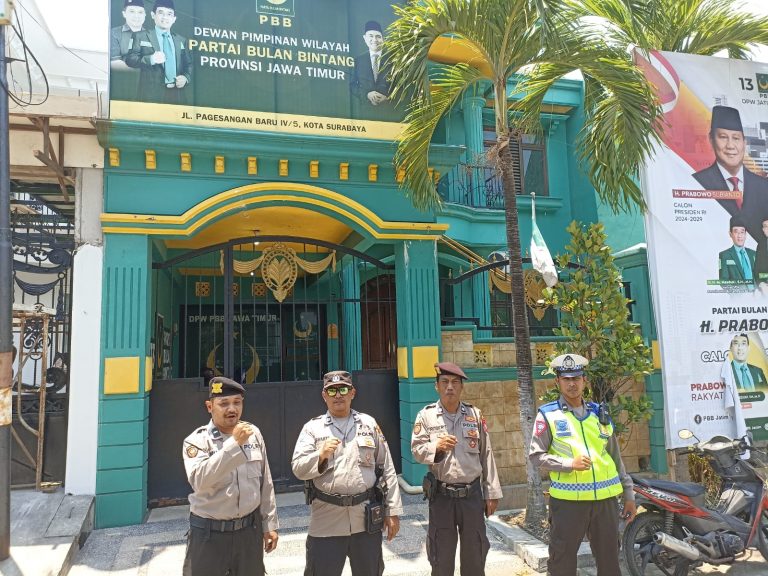 Polsek Jambangan Sambangi Kantor DPW PBB Provinsi Jatim