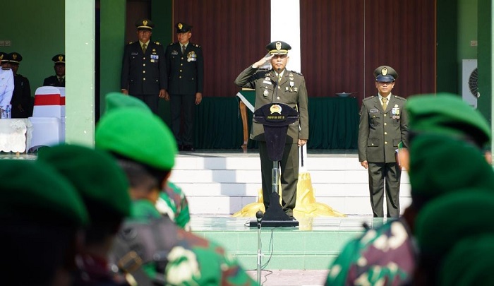Kodim Bojonegoro Gelar Upacara Peringatan HUT Ke-80 TNI
