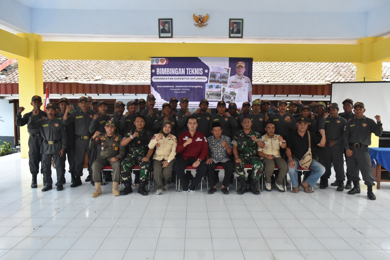 TMMD 126 Perkuat Peran Satlinmas Lebakharjo Melalui Bimtek Kebangsaan