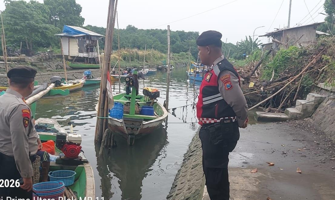 Antisipasi Genangan, Polsek Mulyorejo Cek Kesiapan Rumah Pompa Kalisari Timur