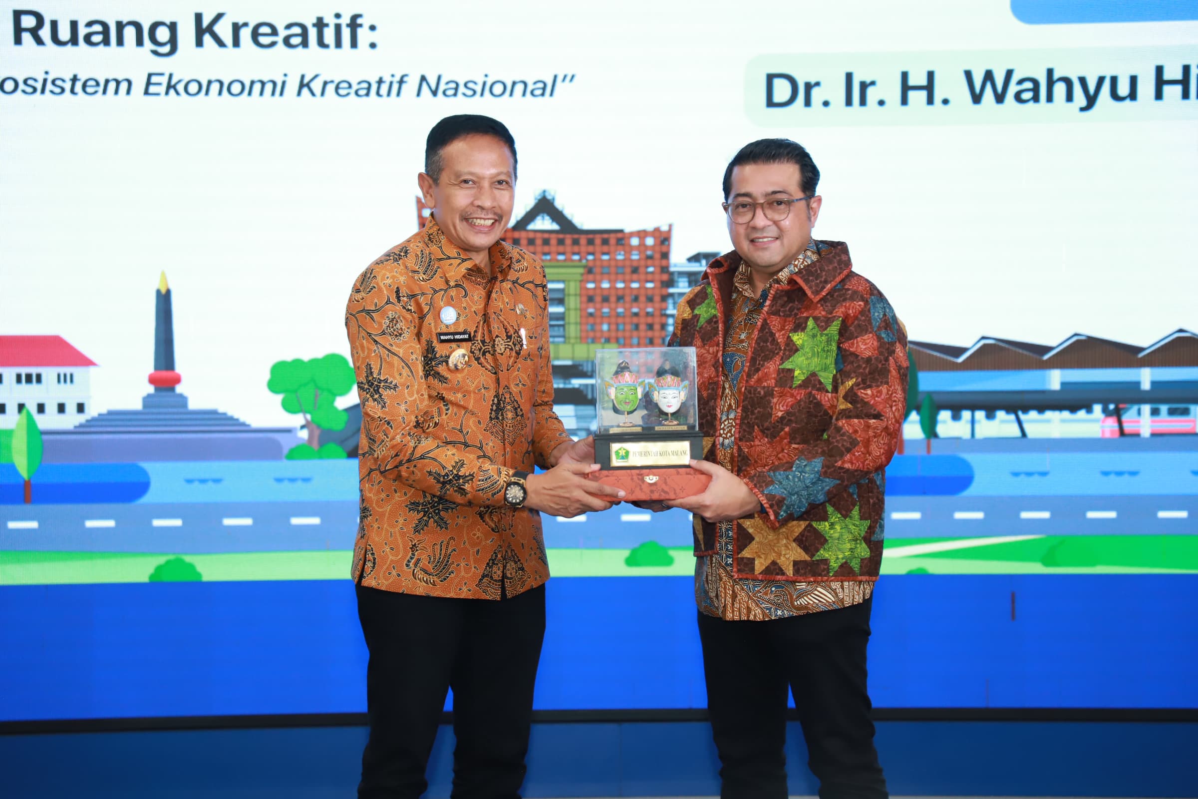 Diapresiasi Menkraf, Wali Kota Wahyu Sebut Kota Malang Optimis Jadi Penggerak Ekraf Nasional 