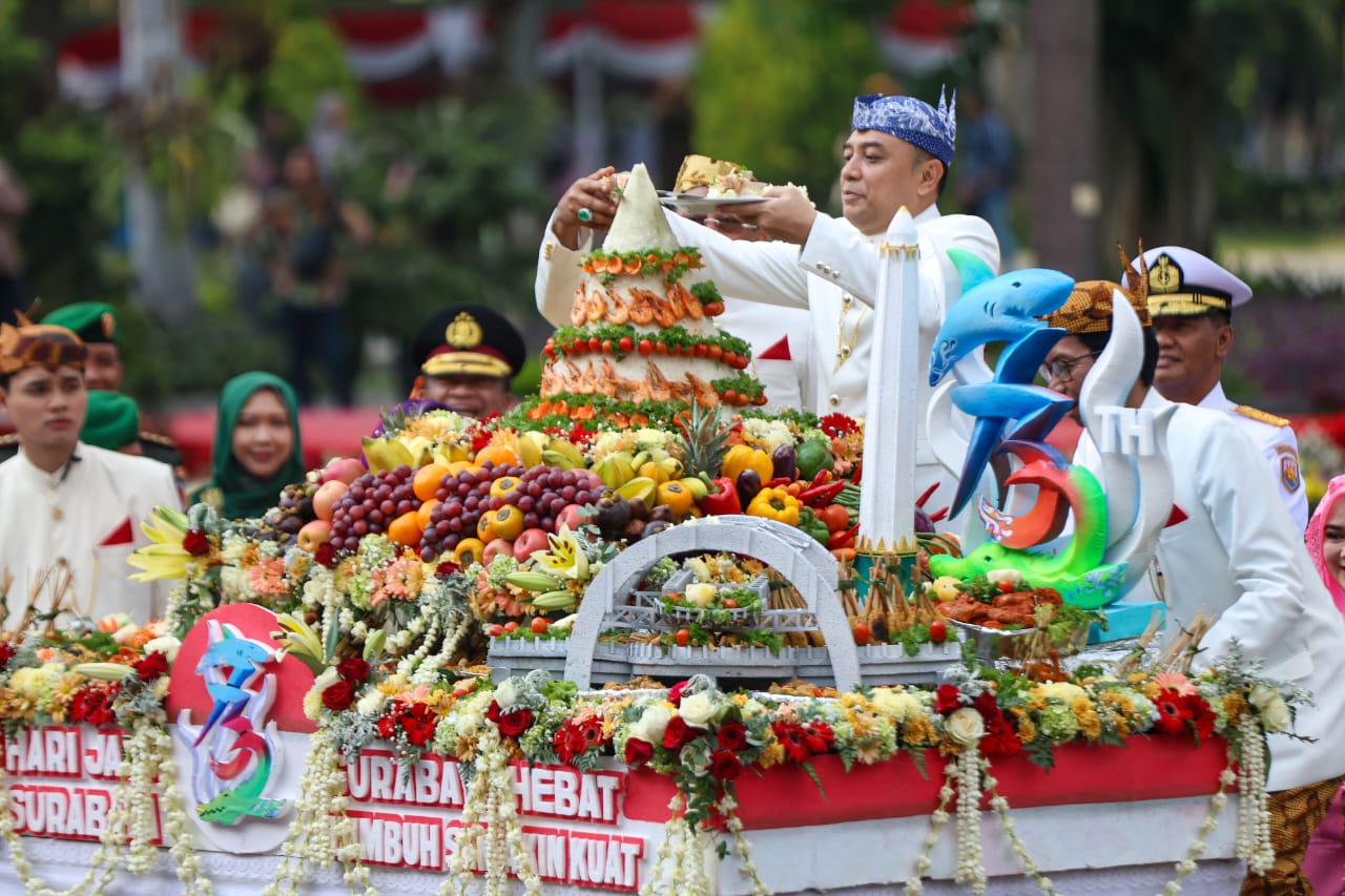HJKS ke-732, Eri Cahyadi Ajak Warga Surabaya Perkuat Gotong Royong dan Kekeluargaan untuk Atasi Tantangan Kota
